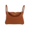 Borsa a spalla Hermès  Lindy 34 cm in pelle togo gold - 360 thumbnail