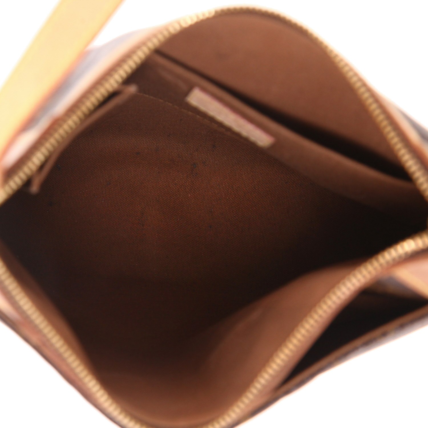 Borsa a tracolla Louis Vuitton  Odeon in tela monogram e pelle naturale - Detail D3
