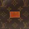 Borsa a tracolla Louis Vuitton  Saumur modello grande  in tela monogram cerata marrone e pelle naturale - Detail D2 thumbnail