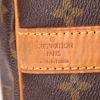 Bolsa de viaje Louis Vuitton  Keepall 45 en lona Monogram marrón y cuero natural - Detail D6 thumbnail