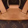 Zaino Louis Vuitton  Montsouris Backpack in tela monogram marrone e pelle naturale - Detail D2 thumbnail