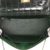 Hermès  Kelly 28 cm handbag  in green porosus crocodile - Detail D3 thumbnail