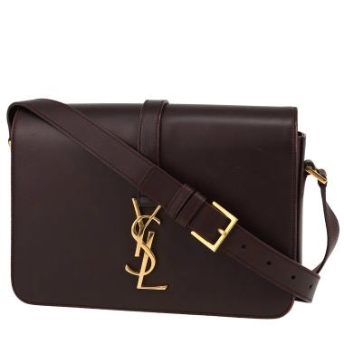 Saint Laurent  Université shoulder bag  in burgundy box