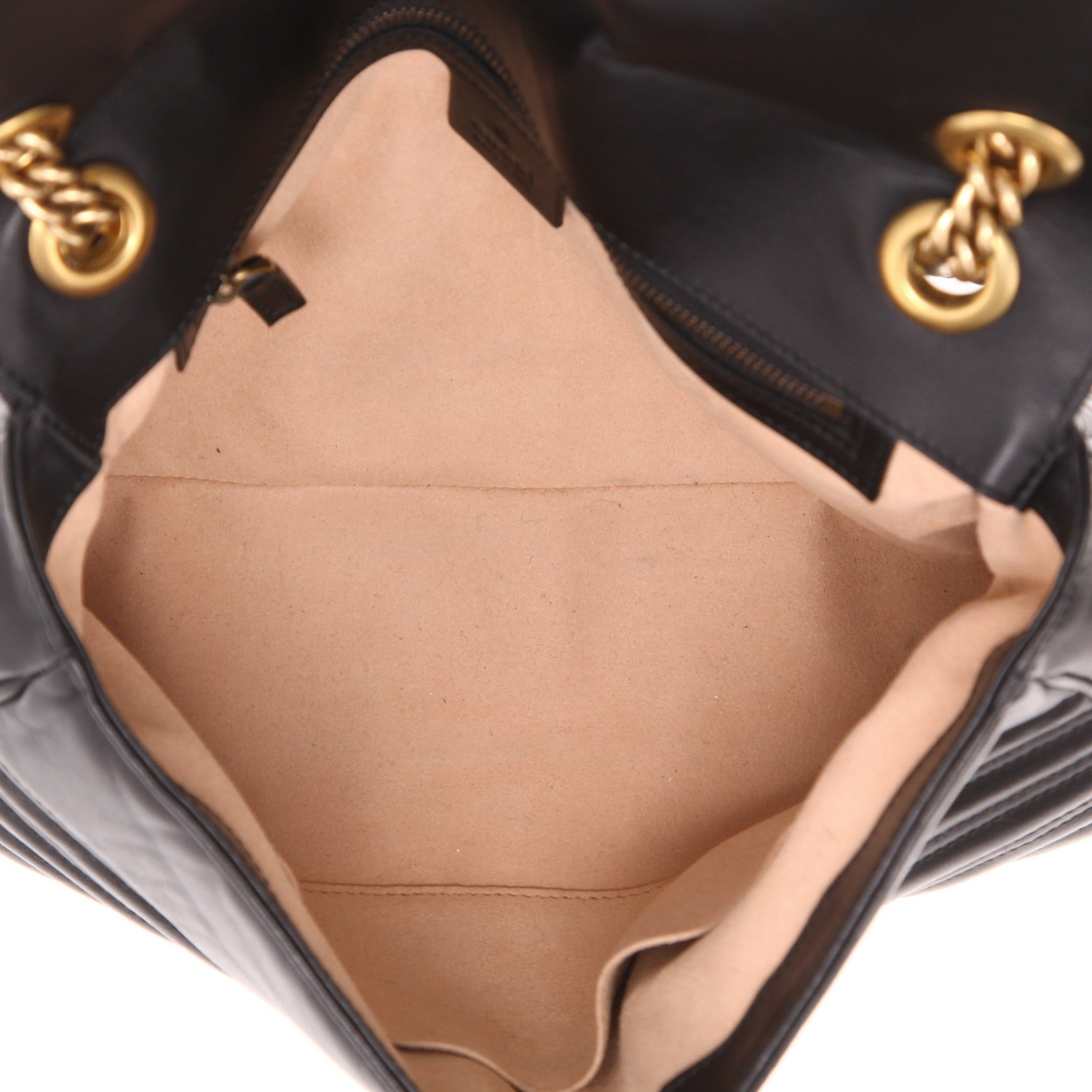Borsa a tracolla Gucci  GG Marmont in pelle trapuntata nera - Detail D3
