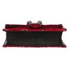 Gucci  Dionysus mini  shoulder bag  in red velvet  and black leather - Detail D1 thumbnail