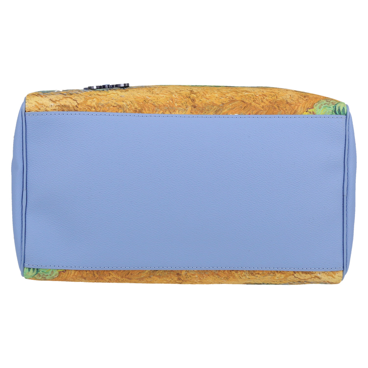 Louis Vuitton Speedy Editions Limitées handbag in blue, green and yellow leather - Detail D1