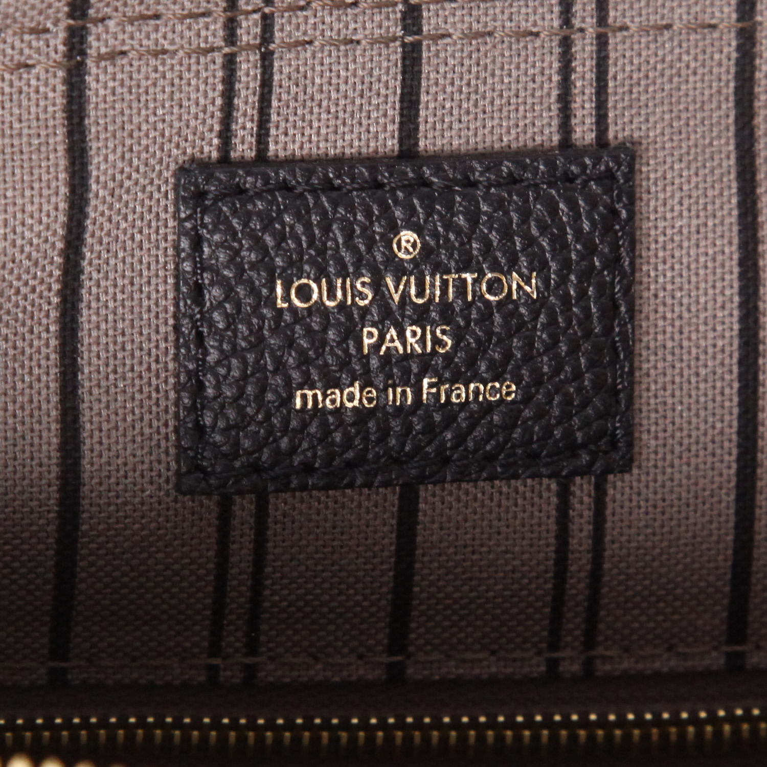 Sac bandoulière Louis Vuitton  Speedy en cuir monogram empreinte noir - Detail D2