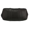 Hermès  Garden shopping bag  in black canvas  and black leather - Detail D1 thumbnail