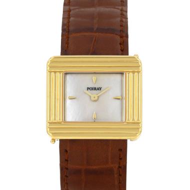 Orologio Poiray Ma Première in oro placcato e acciaio Circa 2010