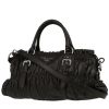 Prada   handbag  in black embossed leather - 00pp thumbnail
