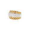 Cartier  ring in yellow gold, white gold and diamonds - 00pp thumbnail