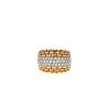 Cartier  ring in yellow gold, white gold and diamonds - 360 thumbnail