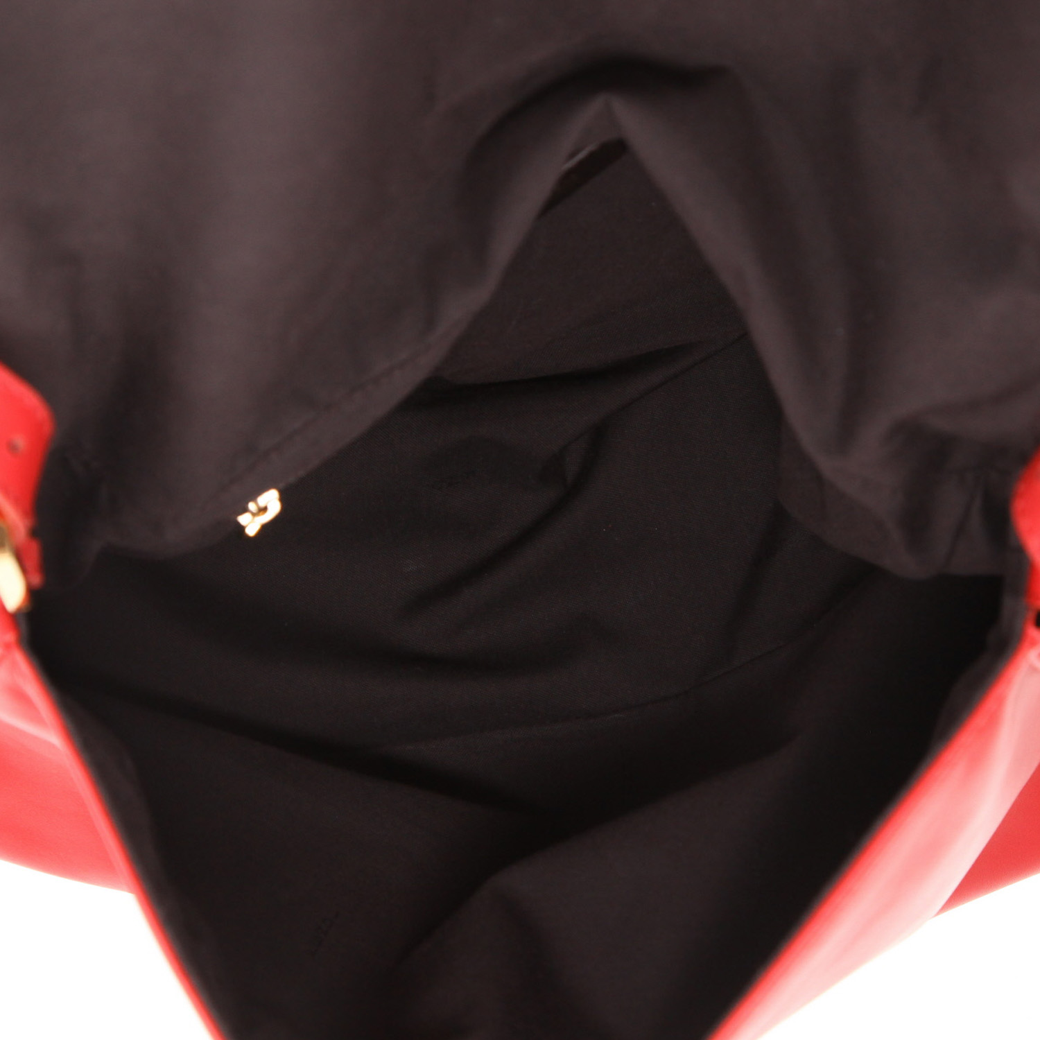 Sac à main Fendi  Mamma Baguette en cuir rouge - Detail D3