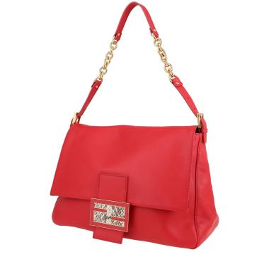 Borsa Fendi  Mamma Baguette in pelle rossa