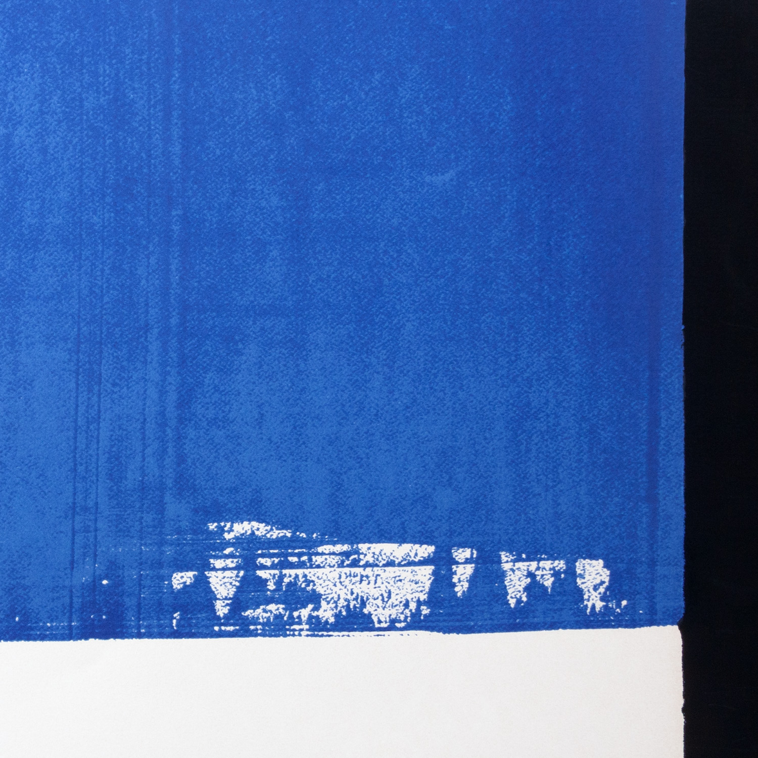 Pierre Soulages (1919-2022), Sérigraphie n°16 - 1981 - Detail D2