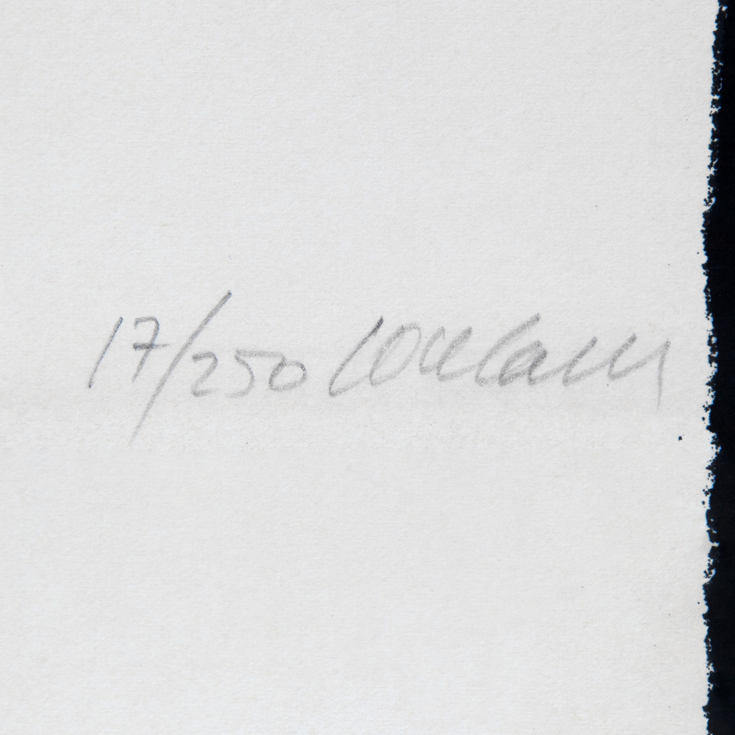 Pierre Soulages (1919-2022), Sérigraphie n°16 - 1981 - Detail D3