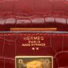 Hermès  Kelly 32 cm handbag  in red niloticus crocodile - Detail D2 thumbnail