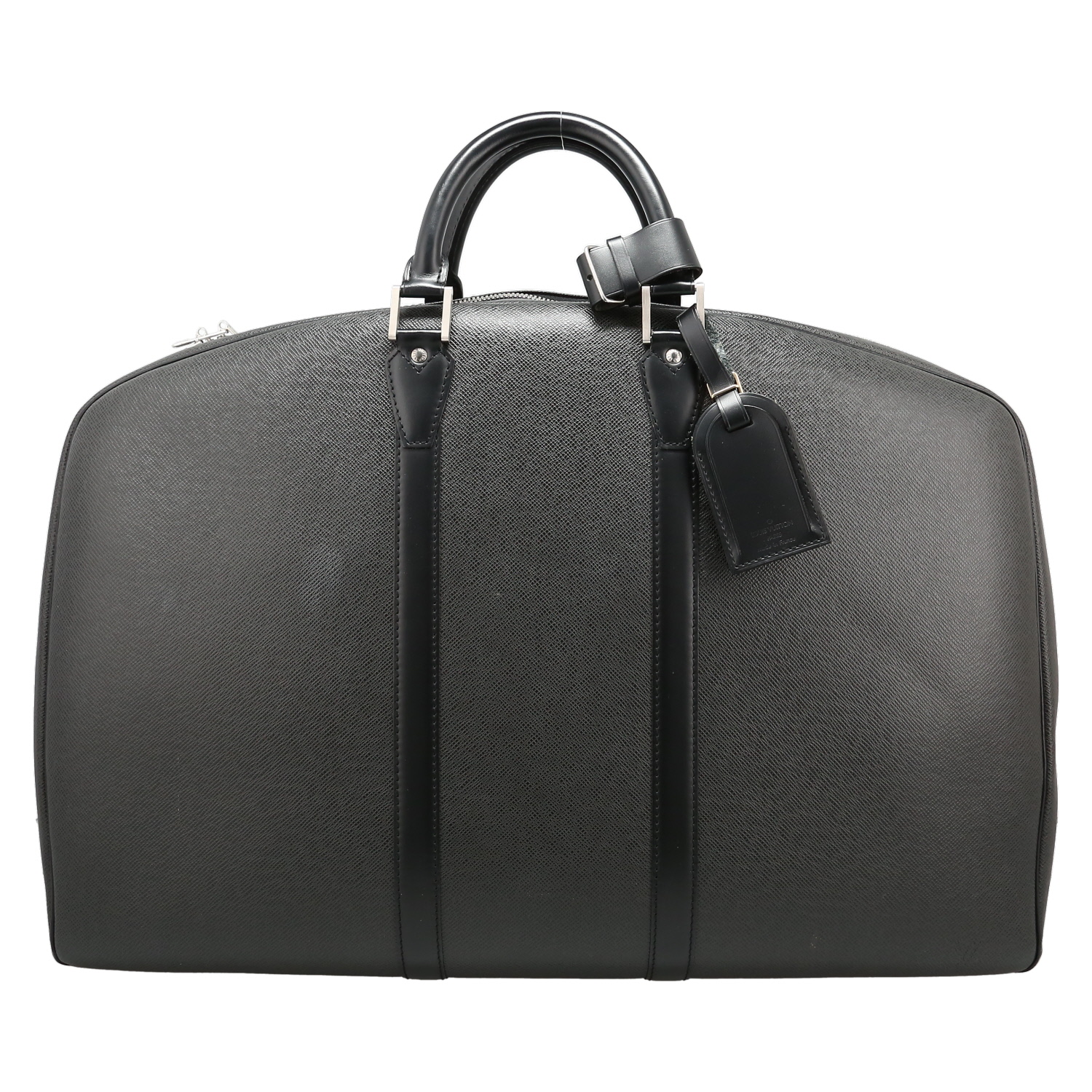 Louis Vuitton Kendall travel bag in grey Ardoise taiga leather - Detail D1