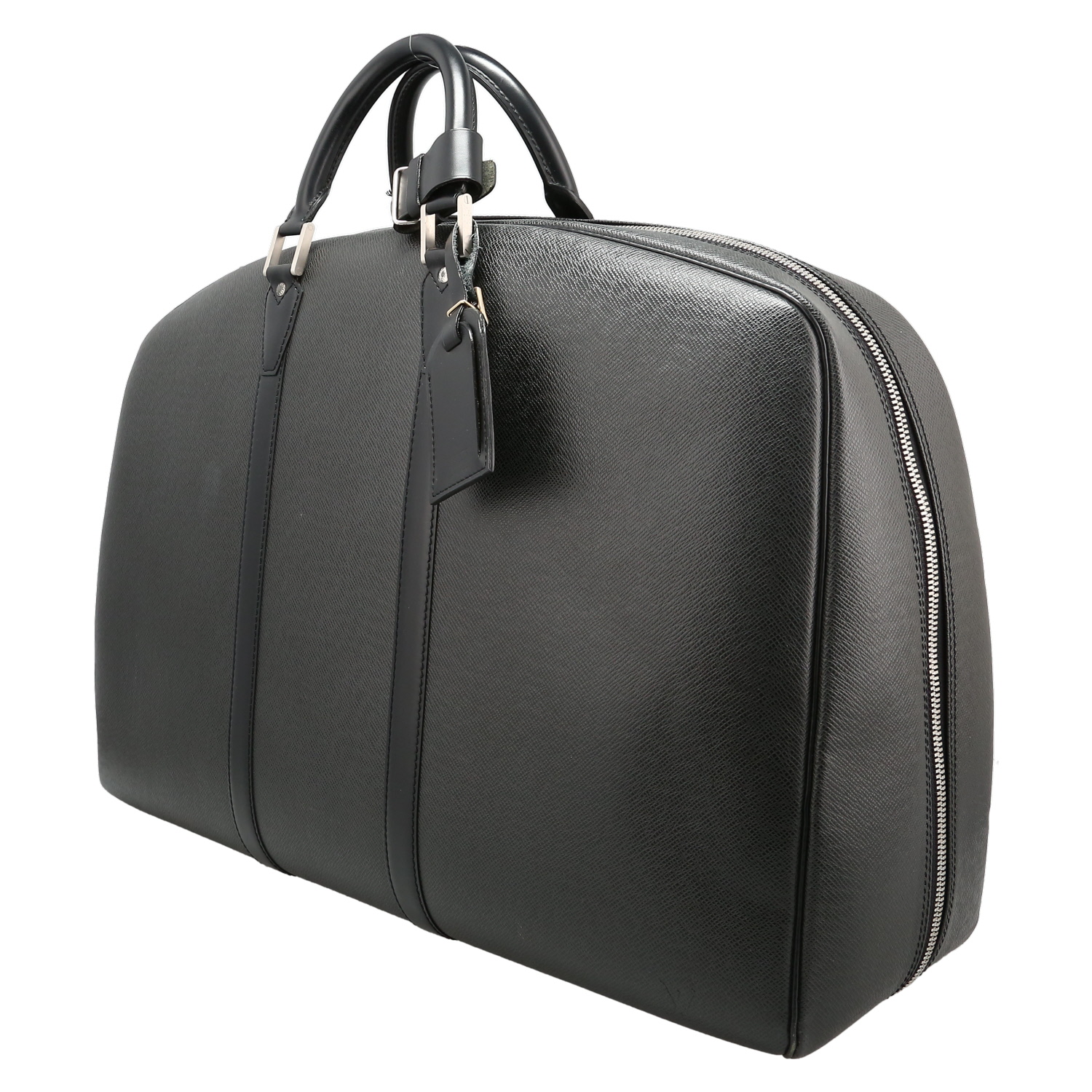 Louis Vuitton Kendall travel bag in grey Ardoise taiga leather - Detail D2