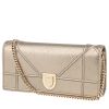 Dior  Wallet on Chain shoulder bag  in gold leather - 00pp thumbnail