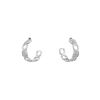 Dinh Van Impression Domino earrings in white gold and diamonds - 00pp thumbnail