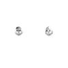 Paire de boucles d'oreilles Chopard Happy Diamonds Icon en or blanc et diamants - 360 thumbnail