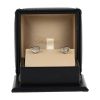 Chopard Happy Diamonds Icon earrings in white gold and diamonds - Detail D2 thumbnail