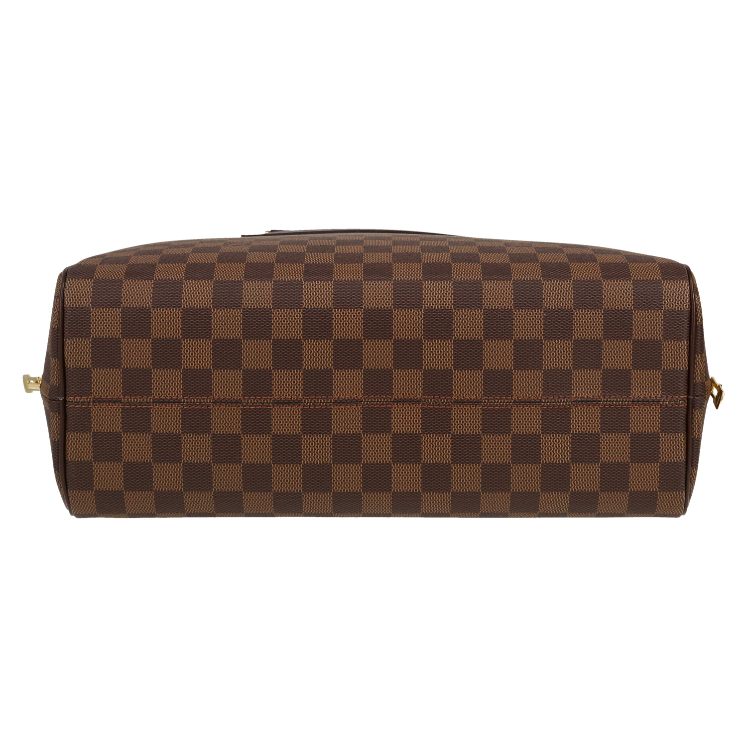 Louis Vuitton  Nolita handbag  in ebene damier canvas  and brown leather - Detail D1