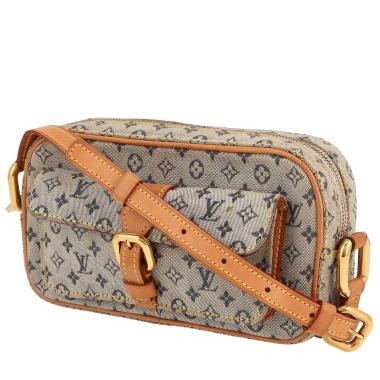 Louis Vuitton  Juliette shoulder bag  in grey monogram canvas Idylle  and natural leather