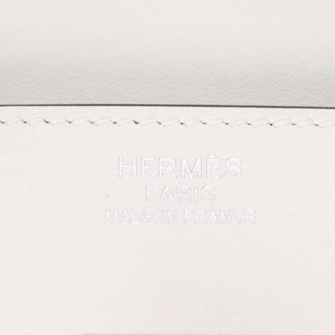 Sac à main Hermès  Birkin 35 Faubourg Tropical en toile beige et cuir Swift blanc - Detail D2