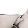 Hermès  Birkin 35 Faubourg Tropical handbag  in beige canvas  and white Swift leather - Detail D4 thumbnail
