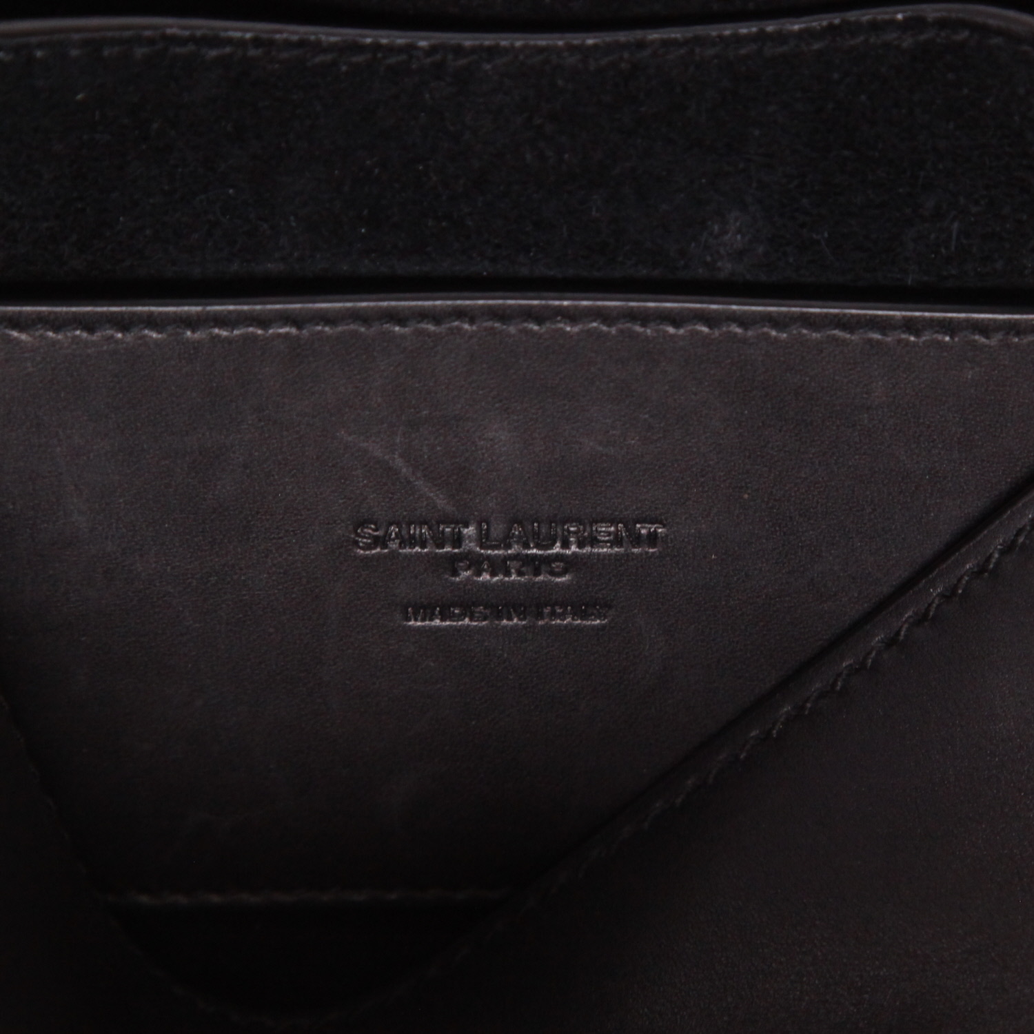 Saint Laurent  Kaia small model  shoulder bag  in black leather - Detail D2