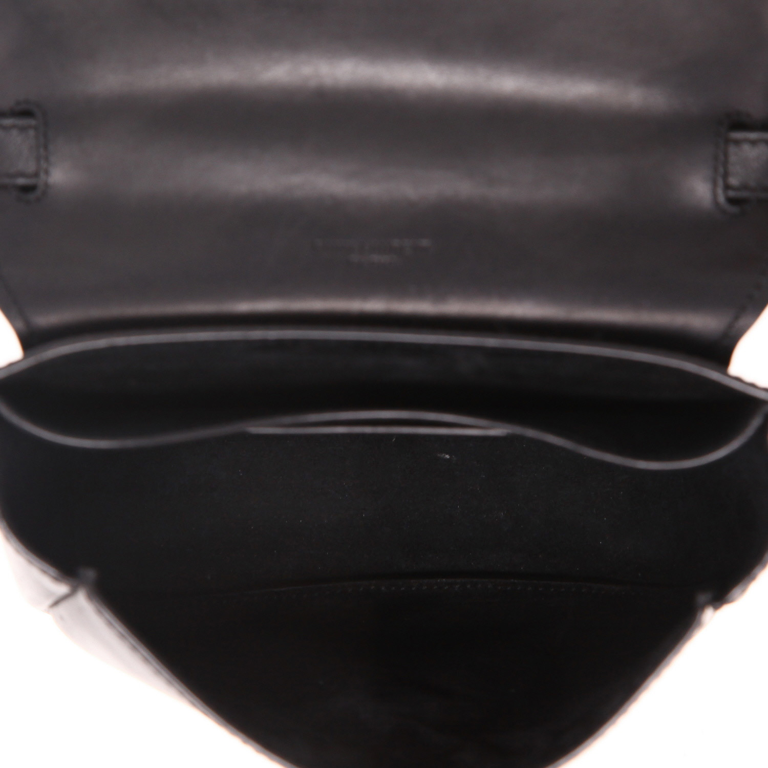 Bolso bandolera Saint Laurent  Kaia modelo pequeño  en cuero negro - Detail D3