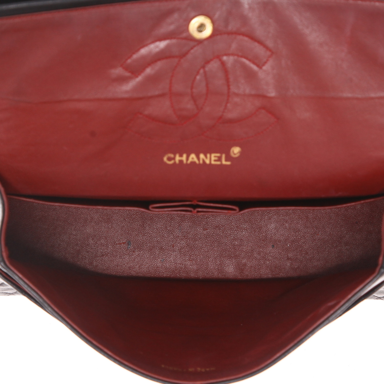 Chanel  Timeless Vintage handbag  in black quilted leather - Detail D3