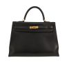 Hermès  Kelly 35 cm handbag  in black Ardenne leather - 360 thumbnail