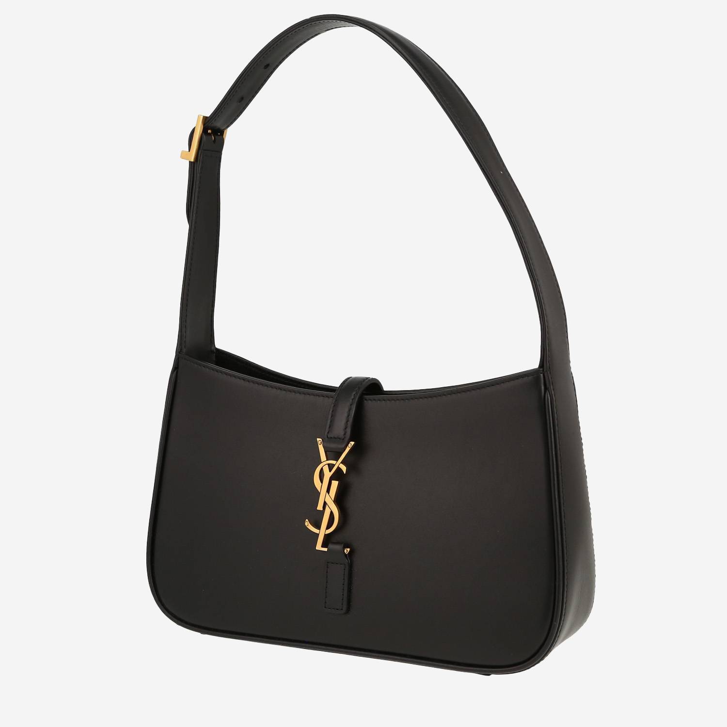 Bolso de mano Saint Laurent  5 à 7 en cuero negro