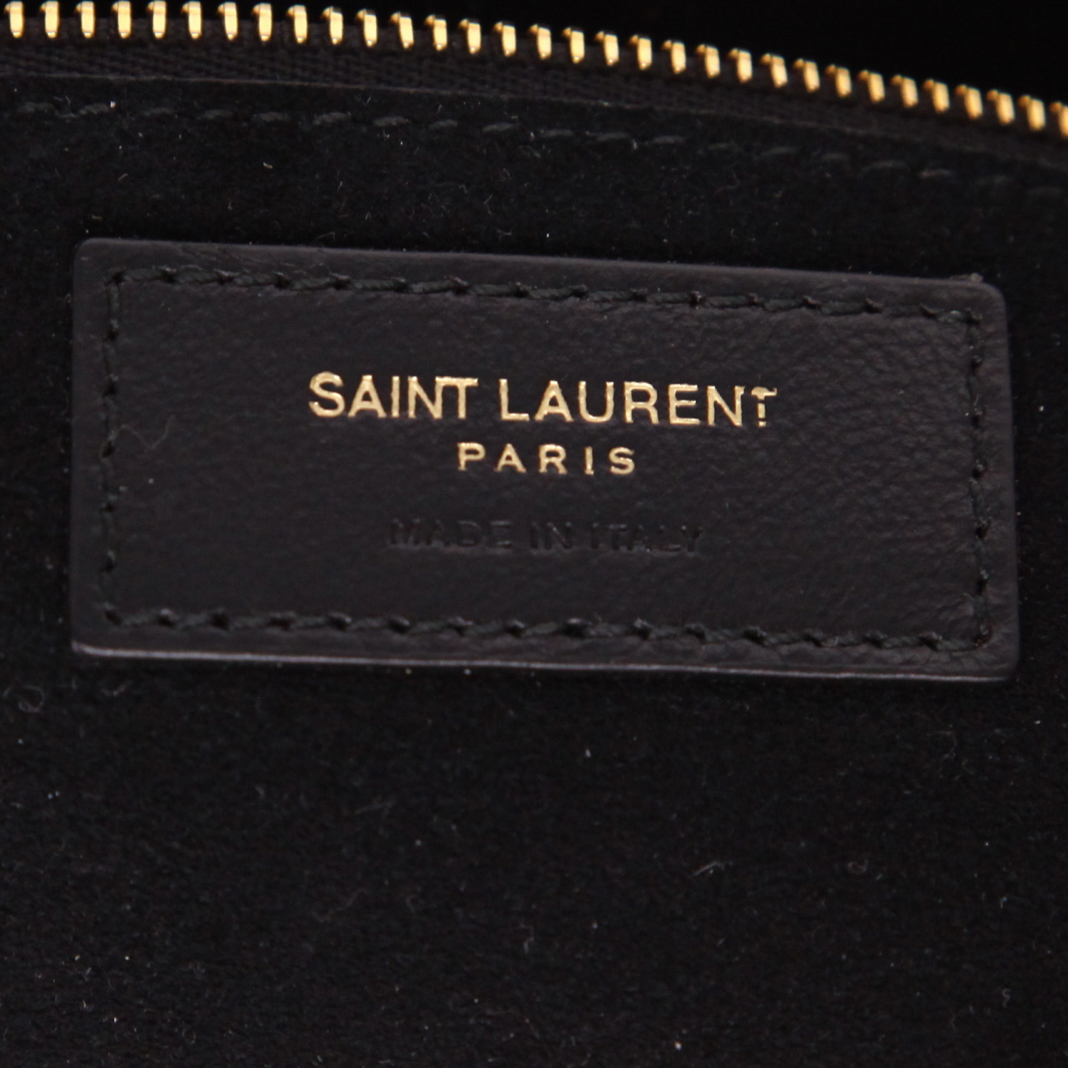 Saint Laurent  5 à 7 handbag  in black leather - Detail D2