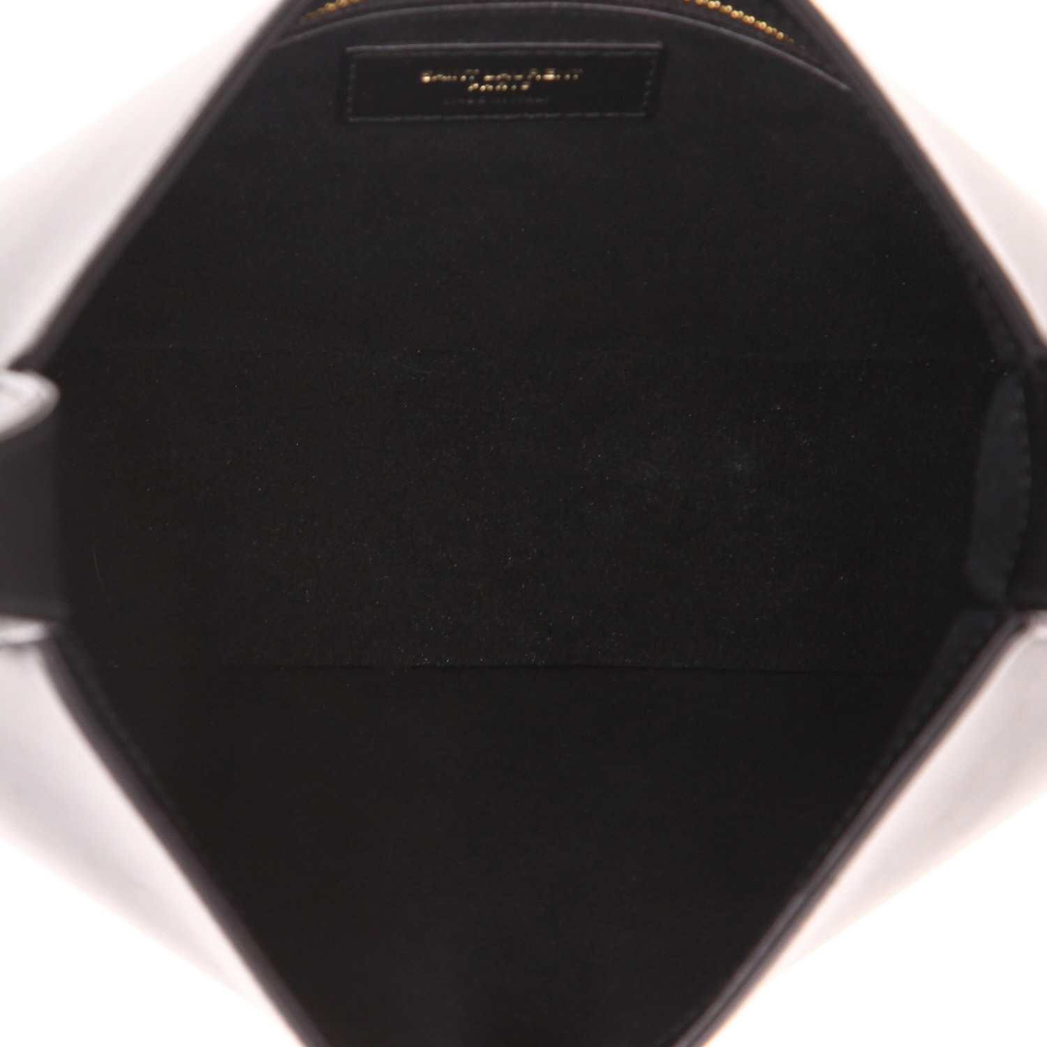 Bolso de mano Saint Laurent  5 à 7 en cuero negro - Detail D3