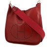 Bolso bandolera Hermès  Evelyne en cuero box rojo - 00pp thumbnail