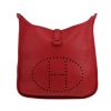 Sac bandoulière Hermès  Evelyne en cuir togo rouge - 360 thumbnail