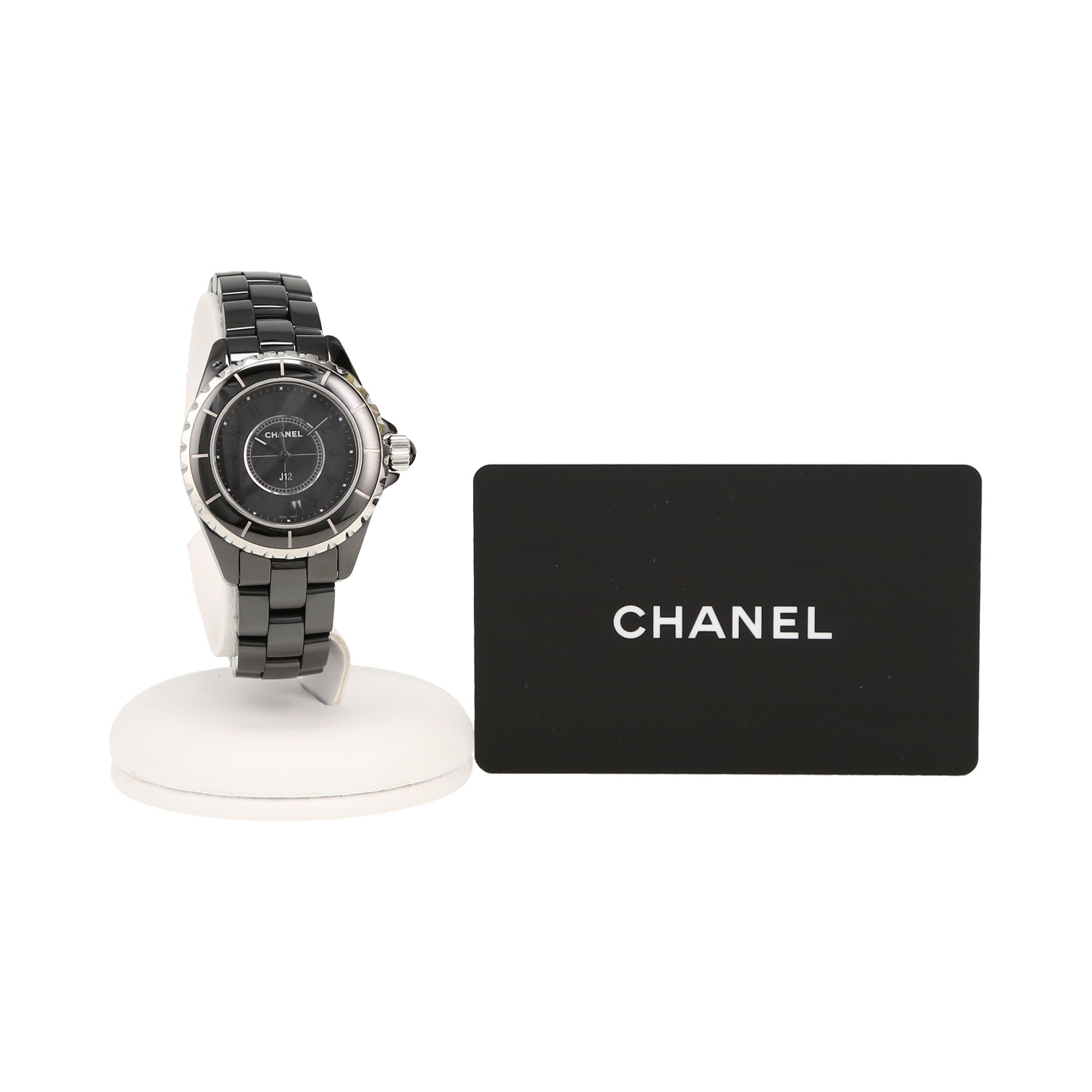 Montre Chanel J12 Phantom en céramique noire Ref: Chanel - H3828  Vers 2015