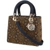 Bolso de mano Dior  Lady Dior en denim azul - 00pp thumbnail