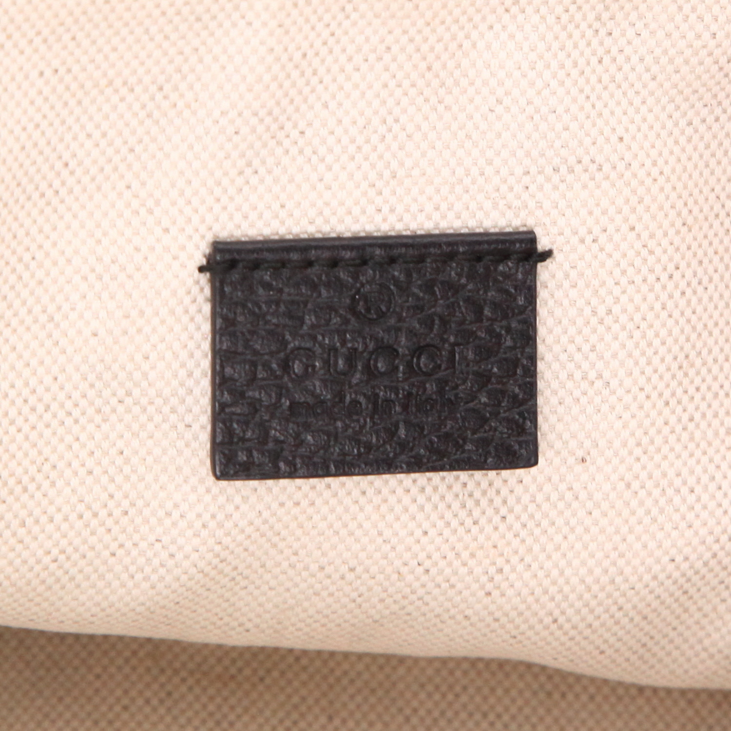 Gucci   shoulder bag  in black leather - Detail D2