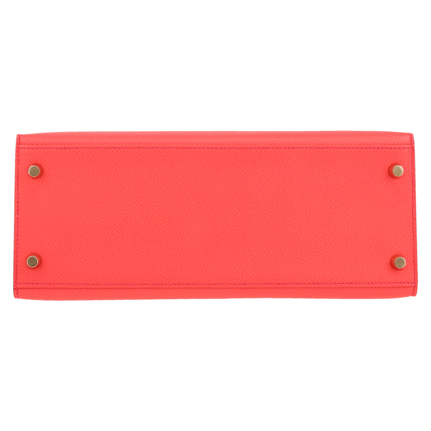 Hermès  Kelly 28 cm handbag  in Rose Texas epsom leather - Detail D1