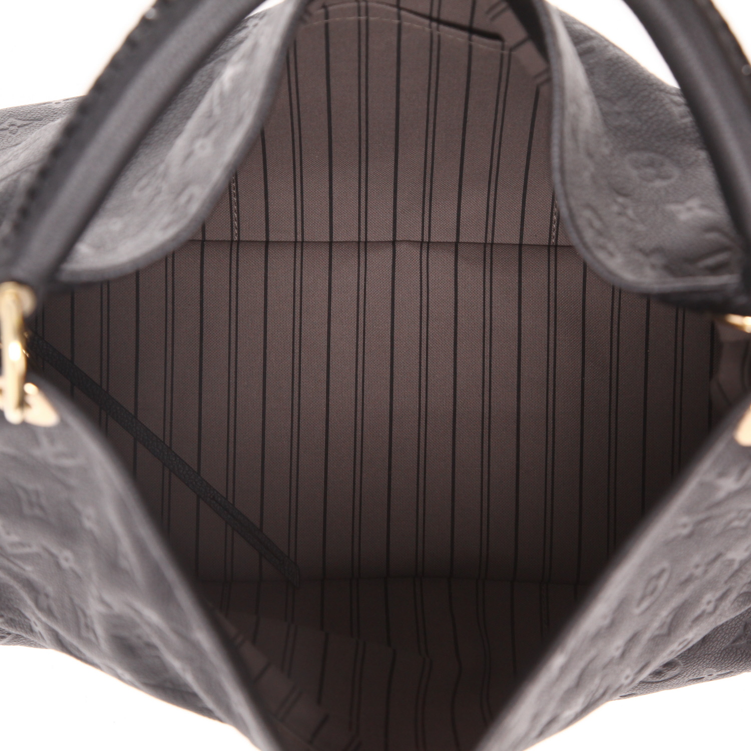 Sac à main Louis Vuitton  Artsy en cuir monogram empreinte noir - Detail D3