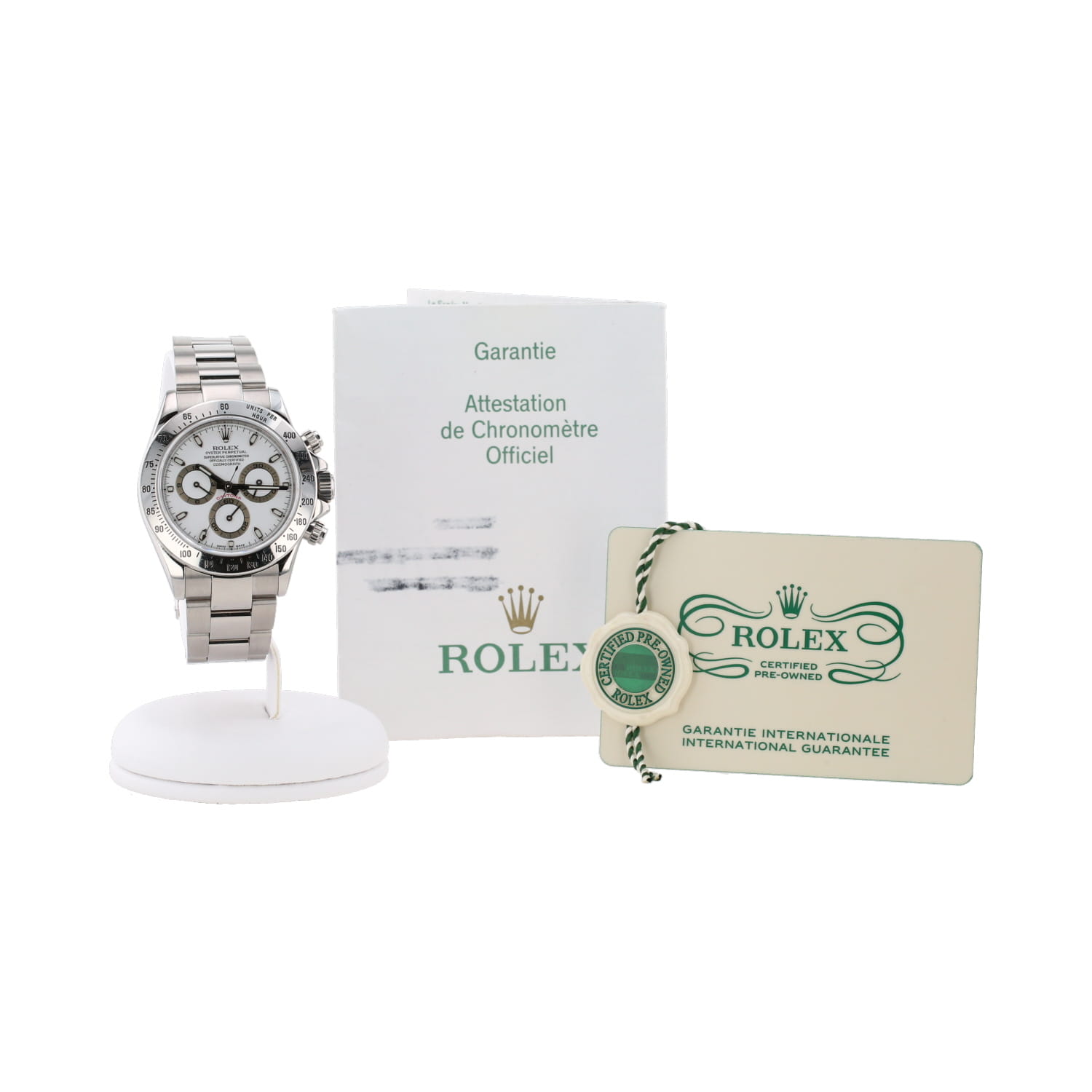 Rolex Daytona Automatique  in stainless steel Ref: Rolex - 116520  Circa 2005 - Detail D2
