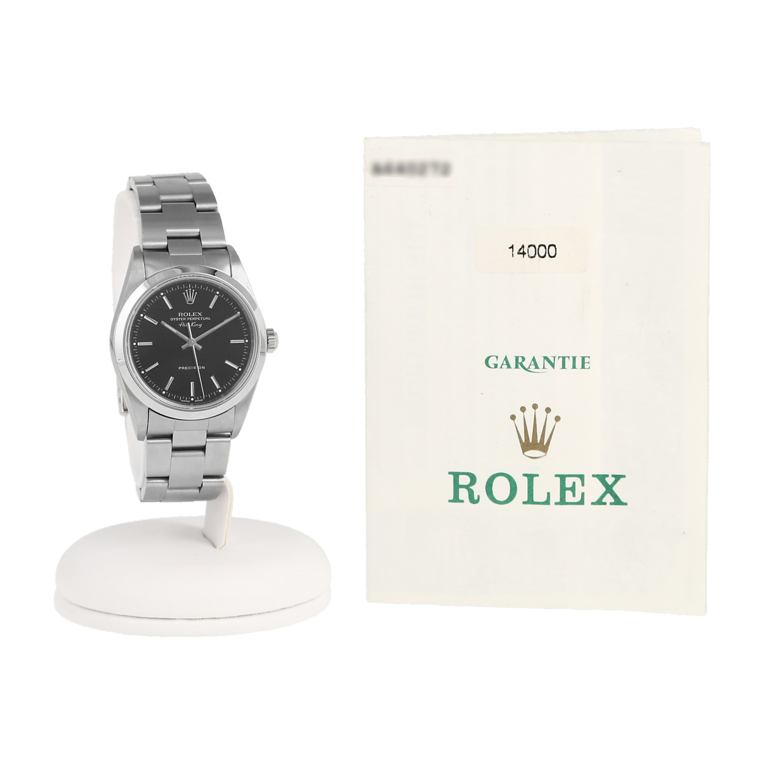 Montre Rolex Air King en acier Ref: Rolex - 14000  Vers 1999 - Detail D2