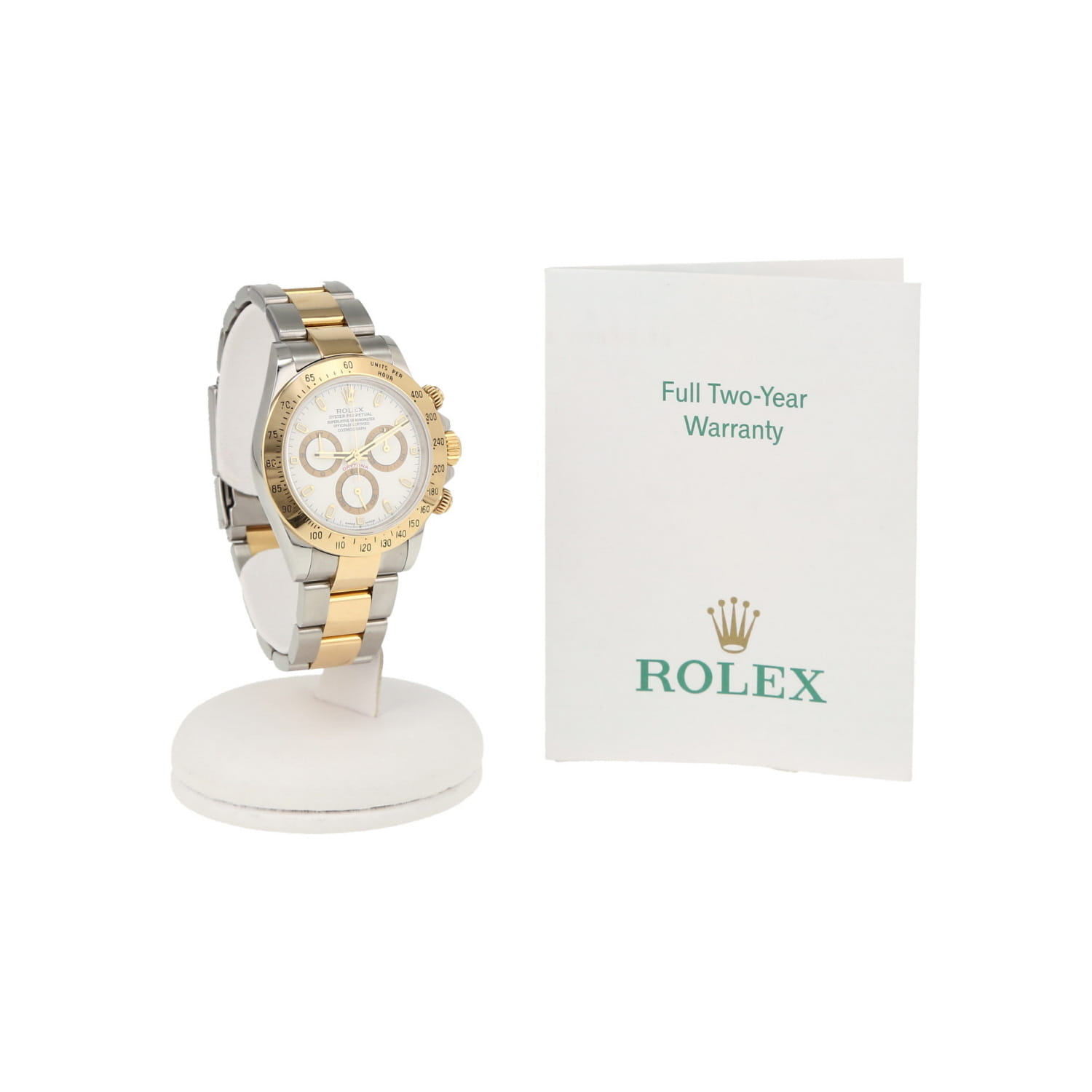 Rolex Daytona Automatique  in gold and stainless steel Ref: Rolex - 116523  Circa 2002