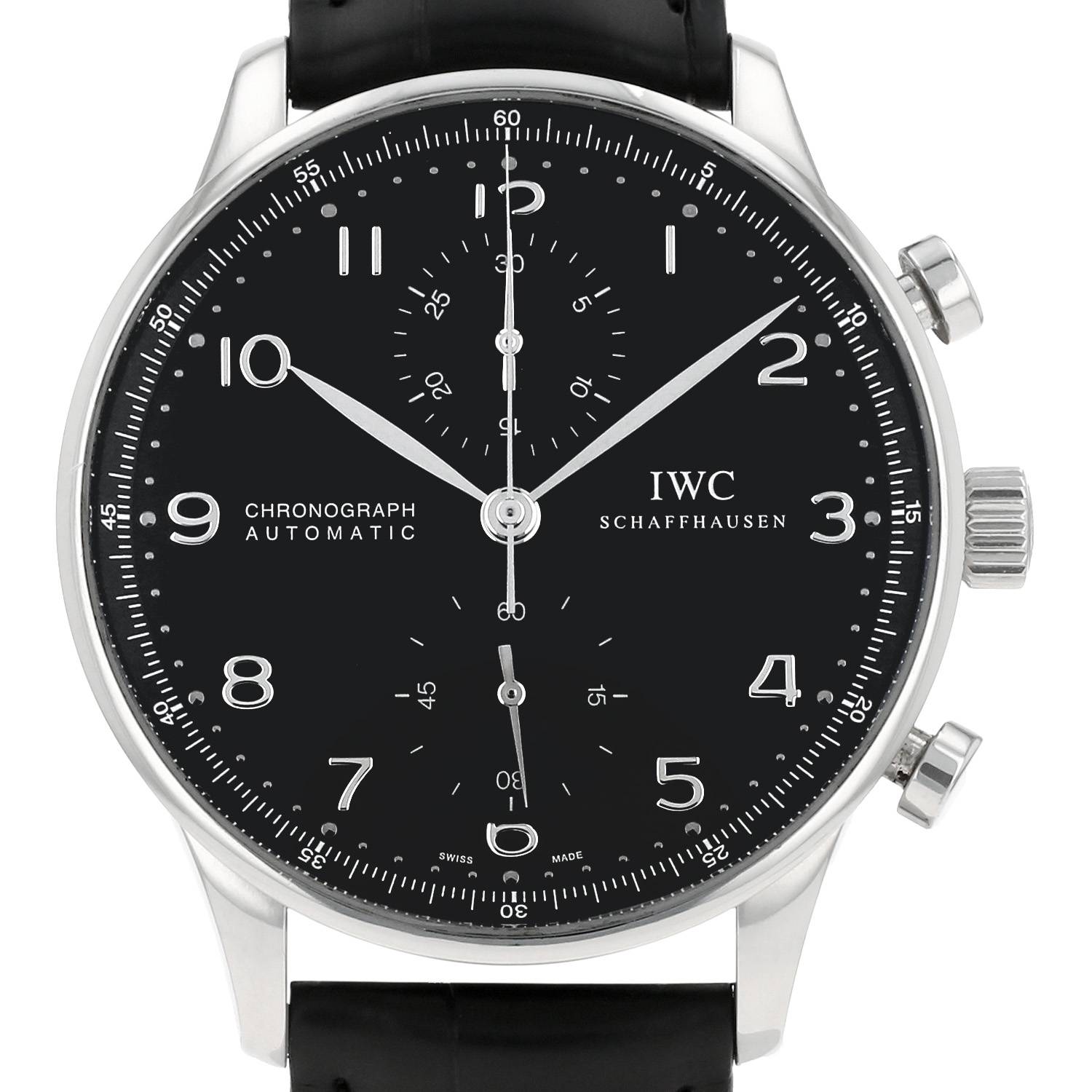 IWC Portuguese-Chronograph in stainless steel Ref: IWC - 3714 Circa 2010