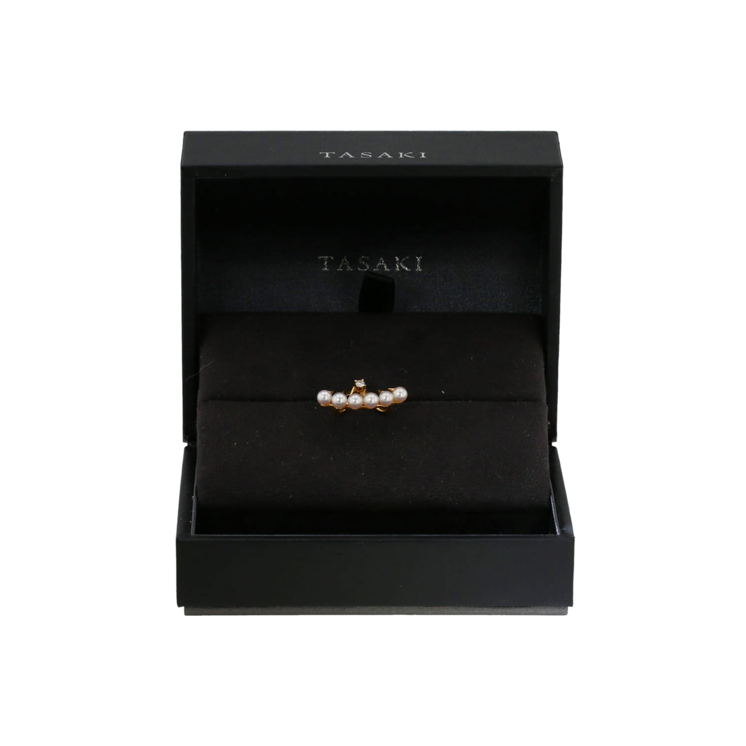 Tasaki  earring in yellow gold and Akoya cultured pearl - Detail D2